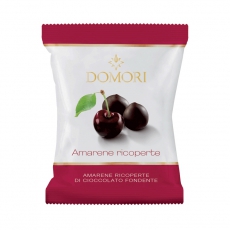Domori - Amarena-Kirschen mit Bitterschokolade umhüllt