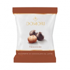 Domori - Haselnüsse mit Vollmilchschokolade umhüllt